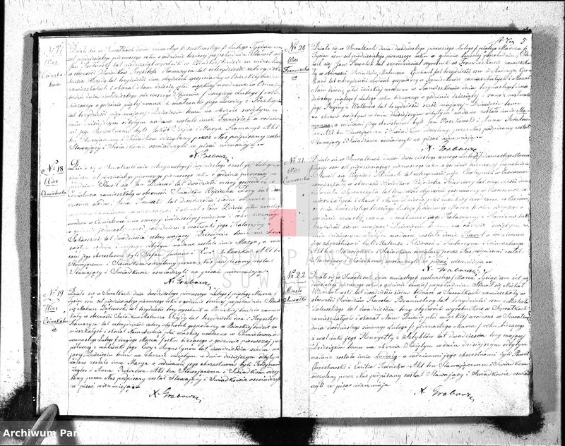 image.from.unit.number "Duplikat Akt Urodzonych, Zaślubionych i Zeszłych Parafij Ew. Augsburgskiey Suwałki za rok 1851"