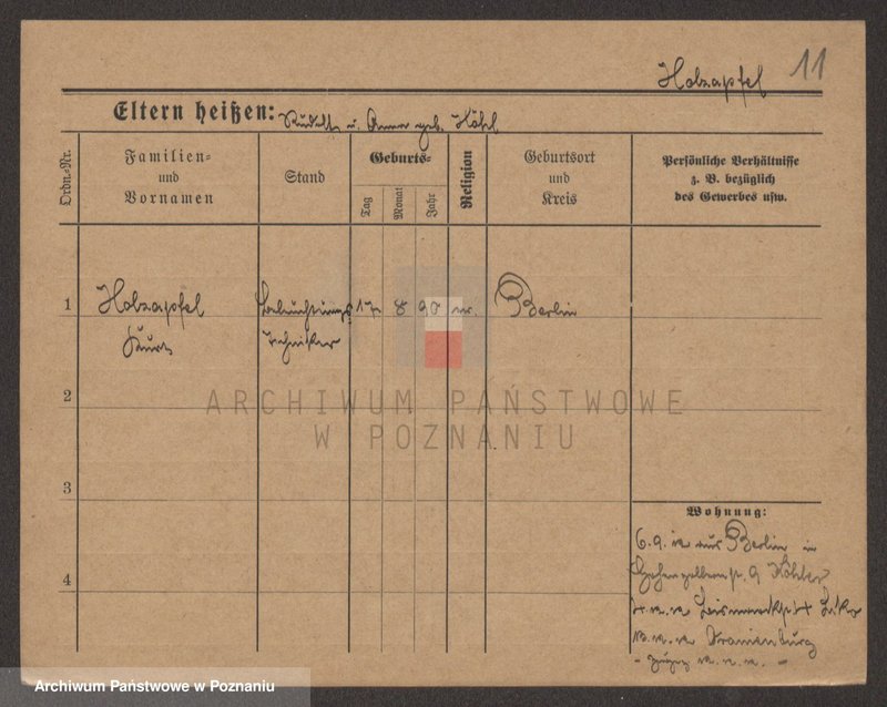 Obraz 11 z jednostki "Holzapfel - Hominski"