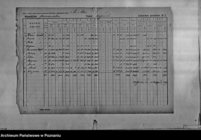 Obraz 10 z jednostki "/Statystyka produkcji rolnej - zestawienie powiatowe - Wągrowiec"