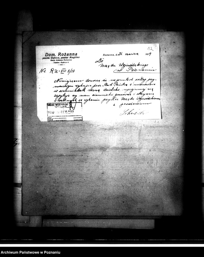 Obraz 16 z jednostki "Majątek Różanna powiatu mogileńskiego parcelacja"