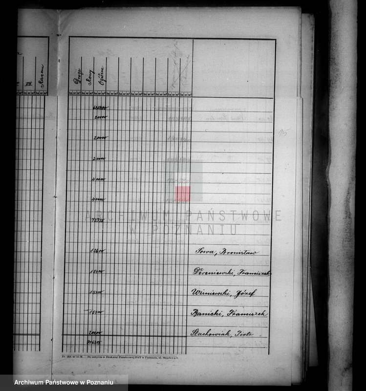 Obraz 19 z jednostki "Tymczasowy rejestr pomiarowy majątku Samostrzel /Śmielin i Kraczki/ powiatu wyrzyskiego"