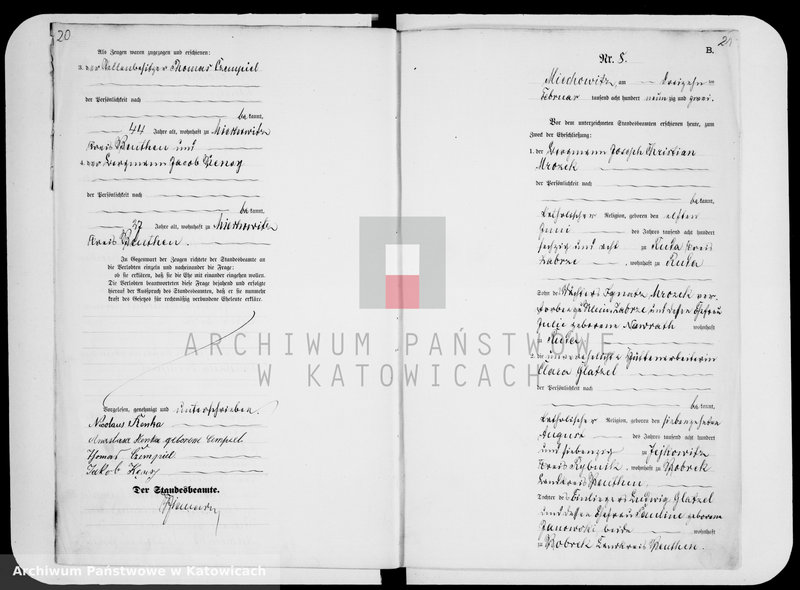 image.from.unit.number "Księga małżeństw za rok 1892 [nr 1 - 105]"