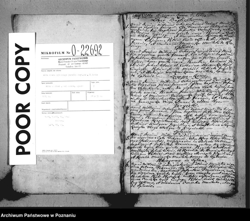 Obraz 3 z jednostki "Liber baptisatorum, copulatorum, mortuorum"