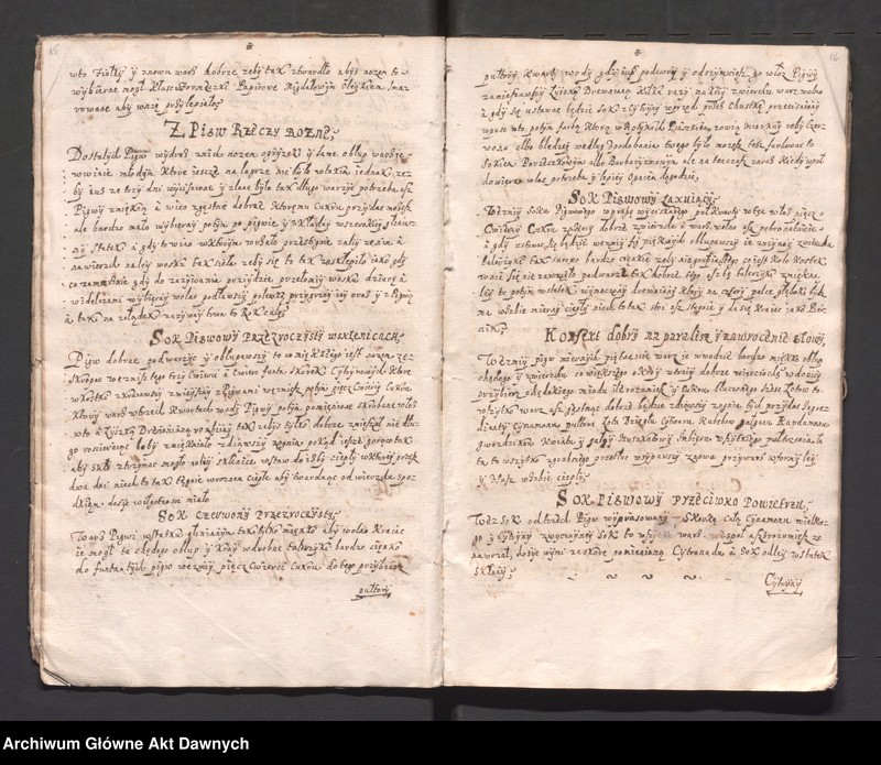 image.from.unit.number "„Moda bardzo dobra smażenia różnych konfektów i innych słodkości, a także przyrządzania wszelakich potraw, pieczenia chleba i inne sekreta gospodarskie i kuchenne” (brak karty tytułowej, wycięta w celu zatarcia proweniencji)."