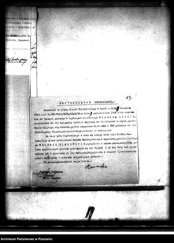 image.from.unit.number "Regulacja hipoteczna scalonych gruntów wsi Ciążeń powiatu konińskiego"