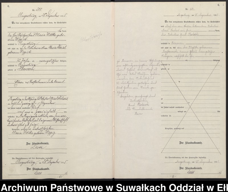 image.from.unit.number "Sterbe-Neben-Register des Preussischen Standes-Amtes Angerburg Kreis Angerburg Band II"