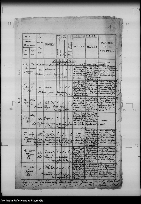 image.from.unit.number "[Kopie ksiąg metrykalnych parafii Kalnica z filiami Kamionki, Sukowate (dekanat Baligród)]"