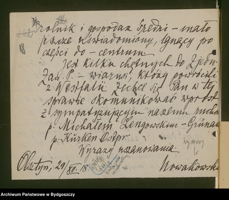 Obraz 20 z jednostki "[Rady Ludowe na powiat: złotowski, wałecki, sztumski i na Warmii i Mazurach - działalność]"