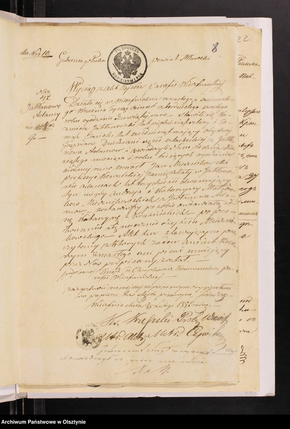 image.from.unit.number "Annexa z Parafii Janowieckiej z Roku 1857"