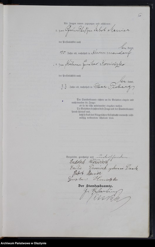 image.from.unit.number "Heiraths-Haupt-Register Nr 1 -64"