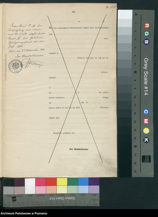 Obraz 3 z jednostki "Księga miejscowa urodzeń tom V [Rejestr główny urodzeń]"