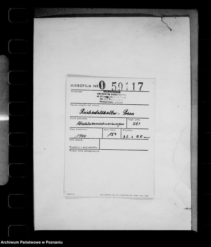 Obraz 2 z jednostki "Abschlussnachweisungen"