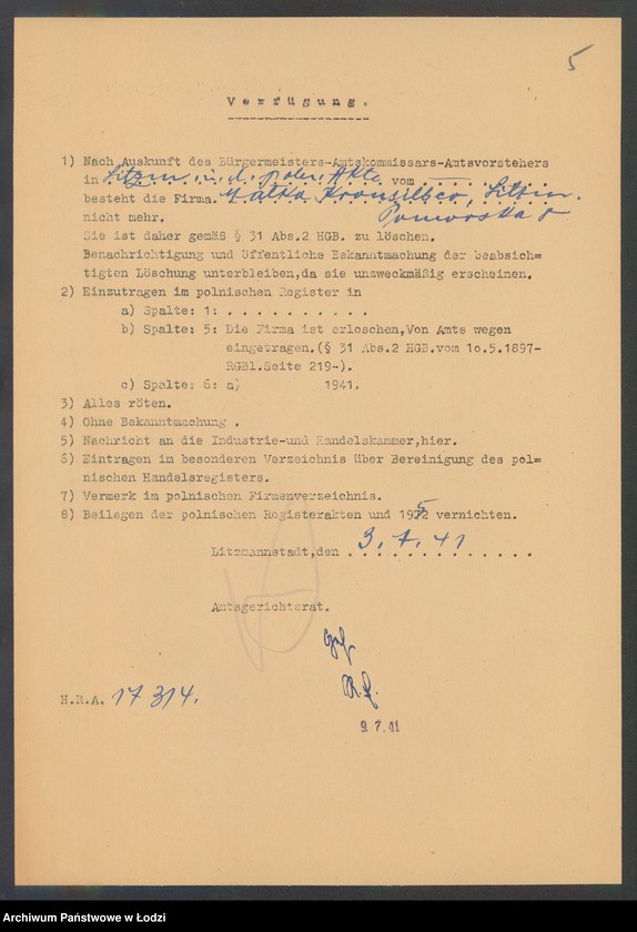 Obraz 7 z jednostki "Małka Kronsilber- sprzedaz resztek bawełnianych"