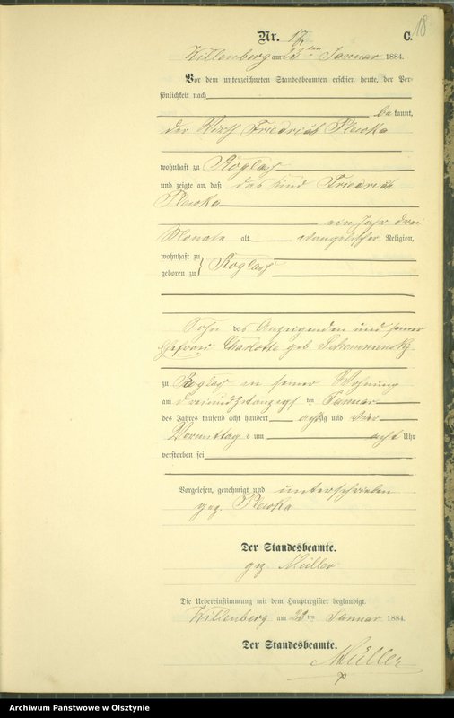 image.from.unit.number "Sterbe-Neben-Register Nr 1 - 190"