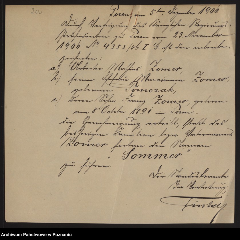 Obraz 6 z jednostki "Księga urodzeń t. V"