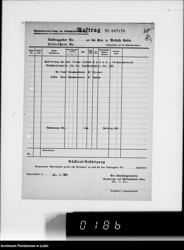 Obraz 13 z jednostki "Firma Heine Litzmannstadt.[Zakup obuwia i towarów włókienniczych]"