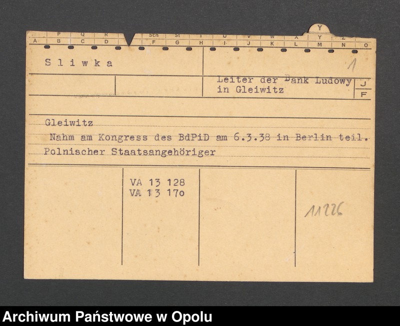 Obraz 5 z kolekcji "Uczestnicy I-go Kongresu Polaków w Niemczech odnotowani w aktach opolskiego gestapo"