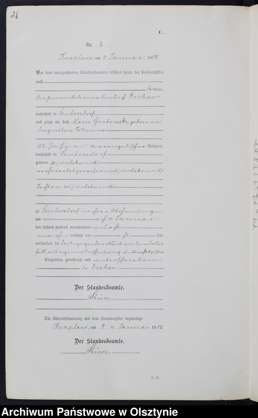 image.from.unit.number "Sterbe-Neben-Register Nr-1-21"