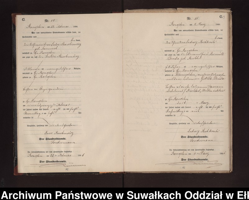 image.from.unit.number "Sterbe-Neben-Register des Preussischen Standes-Amtes Gr. Konopken Kreis Loetzen"