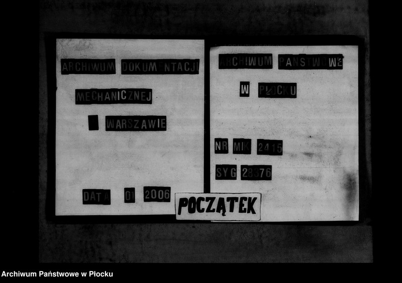 Obraz 1 z jednostki "[Księga zamknięta ludności stałej miasta Płocka - ul. Dobrzyńska nr 13]"
