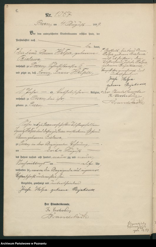 Obraz 5 z jednostki "Księga zgonów t. III"