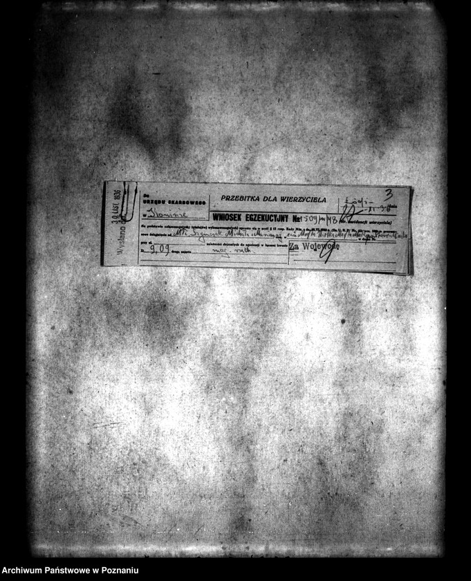 Obraz 7 z jednostki "Wymiar opłat i należności za scalenie gruntów wsi Modła Wielka i Mała powiat"