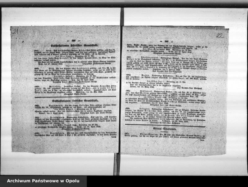 Obraz 19 z jednostki "Acta des Magistrats zu Oppeln betreffend die Verpachtung des Rathhaussaales"