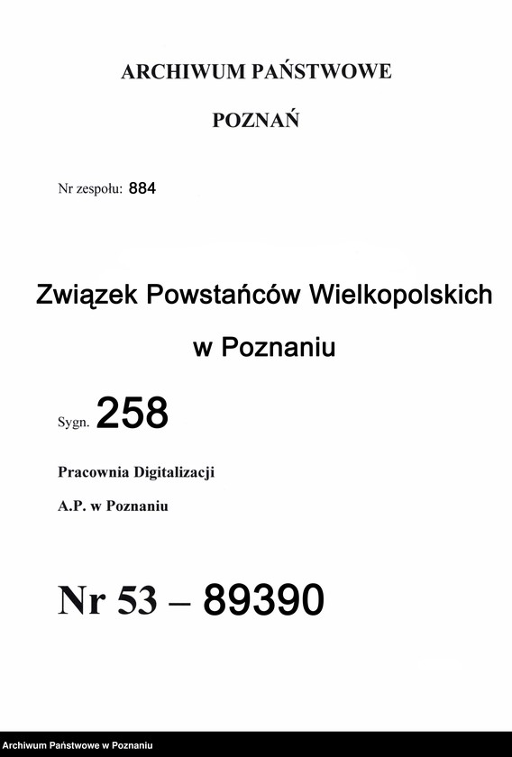 Obraz 1 z jednostki "Książ, powiat Śrem - akta koła."