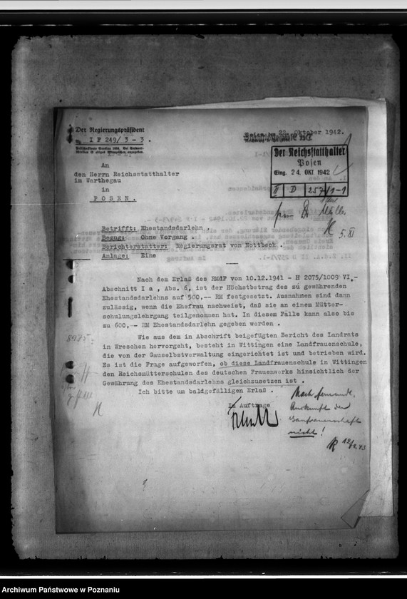 Obraz 5 z jednostki "Ehestandsdarlehen"