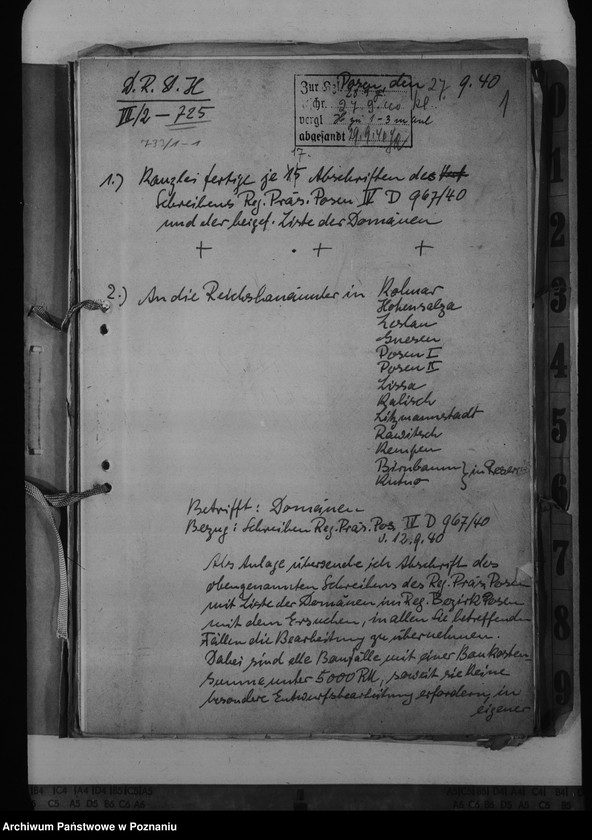 Obraz 5 z jednostki "Staats - Domänen. Allgemeiner Schriftwechsel"