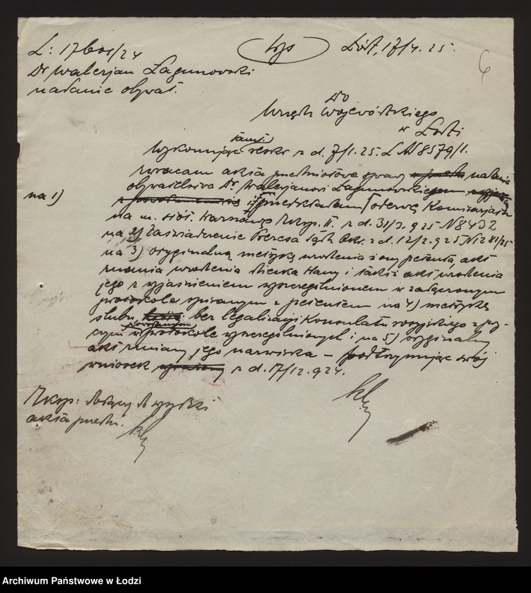 Obraz 7 z jednostki "Nadanie obywatelstwa Nr 3427-5123, 149-210"