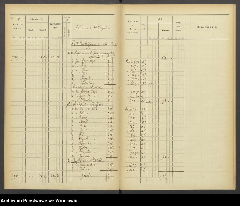 image.from.unit.number "Rechnungen über die Verwaltung der Armenhausabteilung im Classenschen Siechenhause"