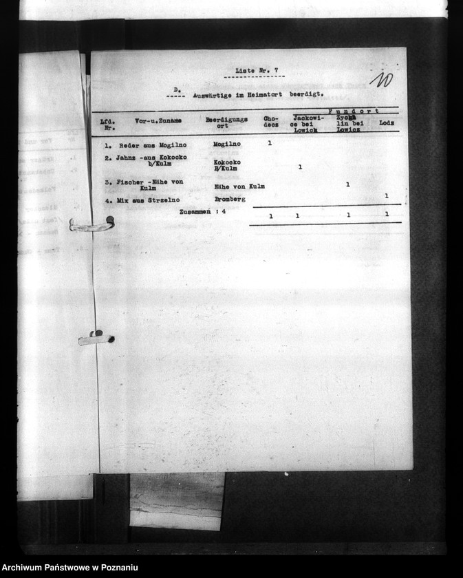 Obraz 16 z jednostki "Thorner Liste der Ermordeten und Vermissten (Toruń)"