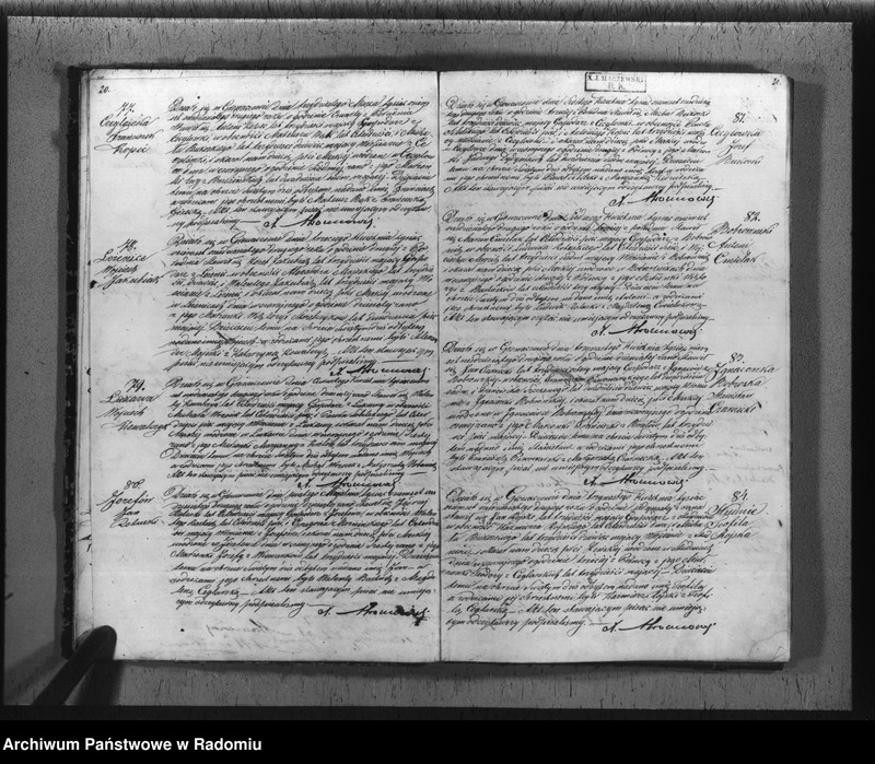 image.from.unit.number "Duplikat akt religijno cywilnych urodzonych, zaślubionych i zmarłych w parafii Głowaczów na rok 1862"