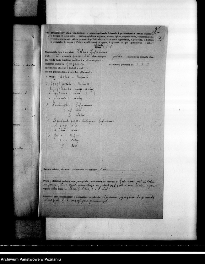 Obraz 7 z jednostki "Szkoła Powszechna Niałek Wielki, powiat Wolsztyn"