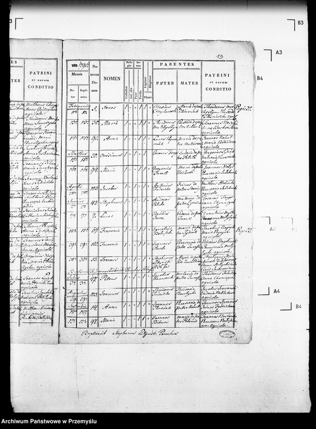 Obraz 18 z jednostki "[Kopie ksiąg metrykalnych parafii Jazów Nowy z filią Cetula (dekanat Jaworów)]"