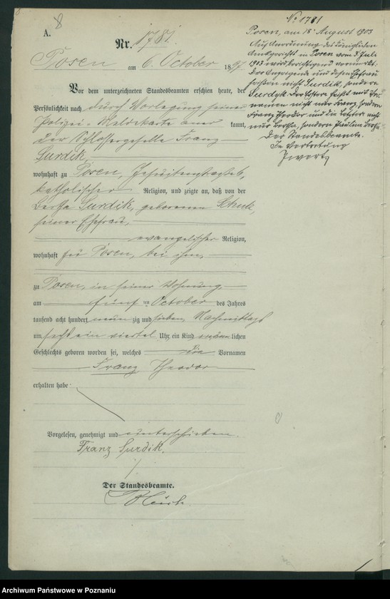 Obraz 11 z jednostki "Księga urodzeń t. IV"