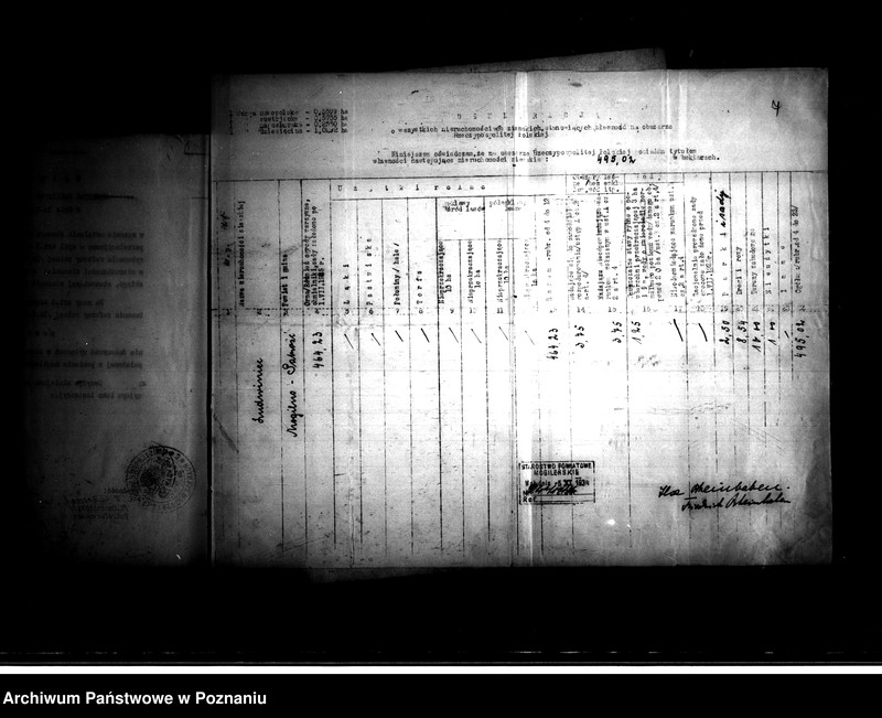 Obraz 11 z jednostki "Majątek Jankowo /Ludwiniec/ powiatu mogileńskiego wyłączenie z art. 5 ustawy o wykonaniu reformy rolnej"