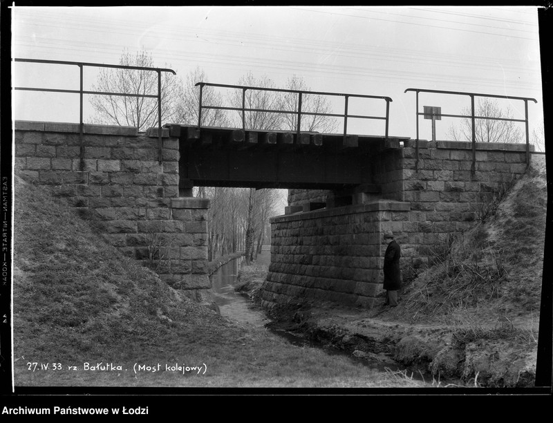 Obraz 1 z jednostki "Bałutka, most kolejowy 27.04.1933"
