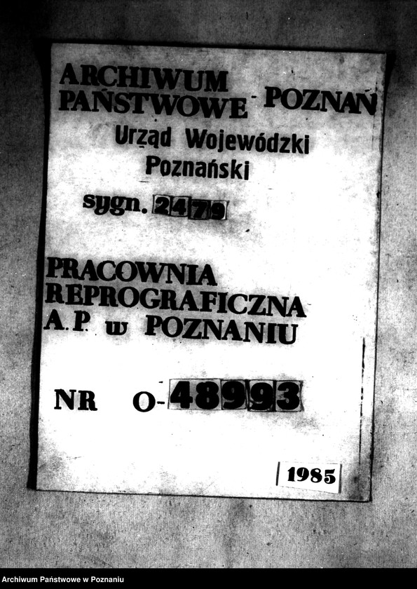 Obraz 1 z jednostki "Rejestr pomiarowy wsi Spławie powiatu konińskiego /regulacja serwitutów/"