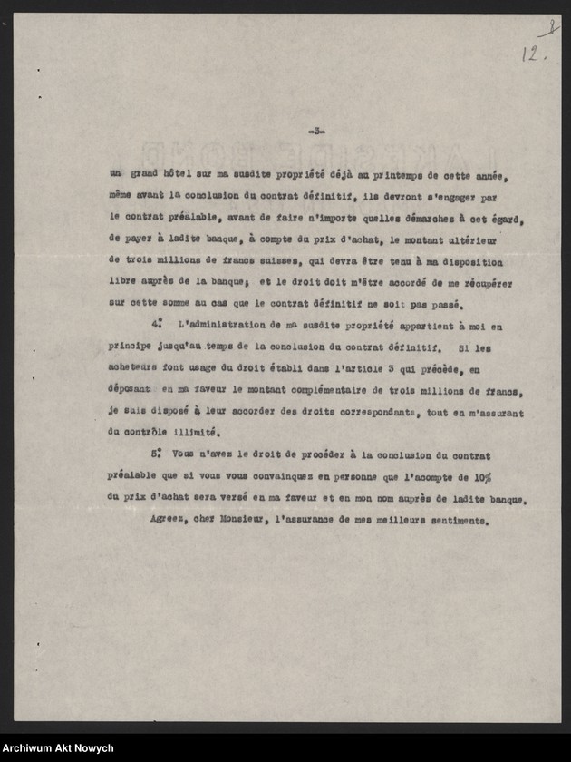 image.from.unit.number "Orłowski Józef; Załączniki: 1) wycinki prasowe; 2) "Copies of grutings to mr. Paderewski", II 1928 r. (maszynopis); 3) list J. Orłowskiego do Ernesta Gorwers