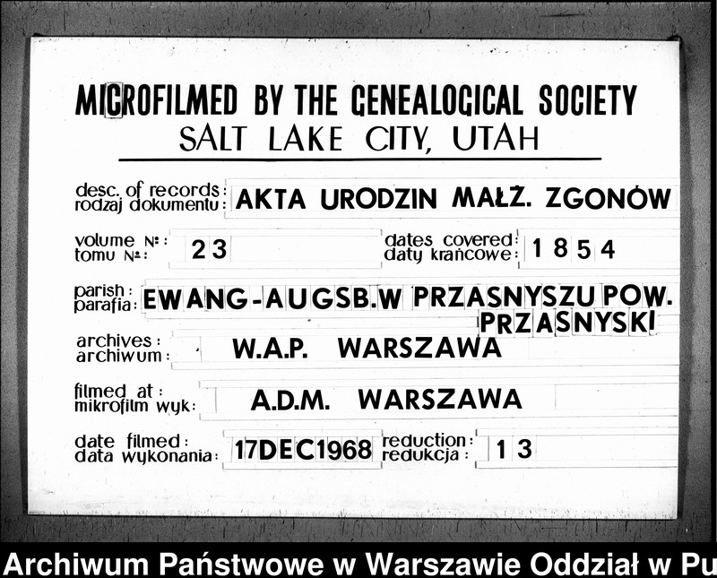 image.from.unit.number "Akta urodzeń, małżeństw i zgonów"
