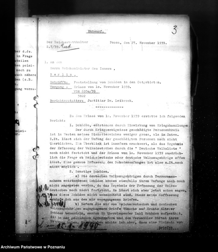 Obraz 7 z jednostki "Korespondencja w sprawie zarządzeń i ich przygotowania do publikacji w dzienniku urzędowym"