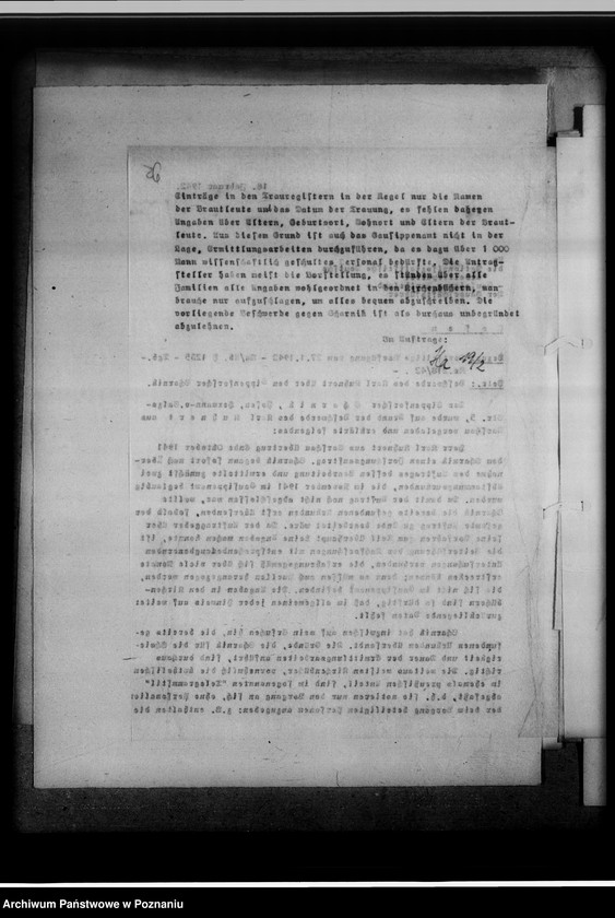 image.from.unit.number "Berufssippenforscher Scharnik [Korespondencja w sprawie honorariów i zażaleń na Scharnika zatrudnionego w Poznaniu]"
