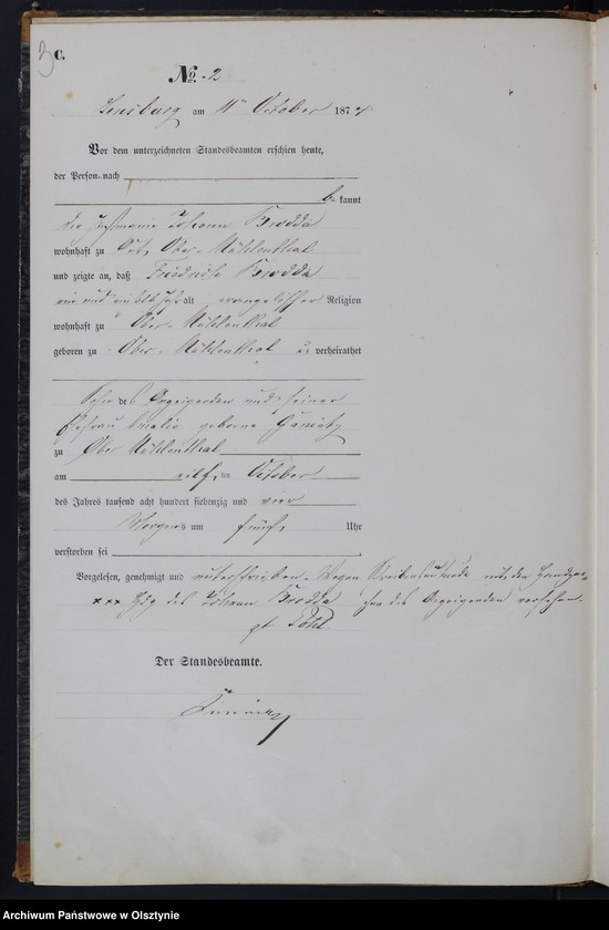 image.from.unit.number "Haupt-Sterbe-Register Nr 1 - 52"