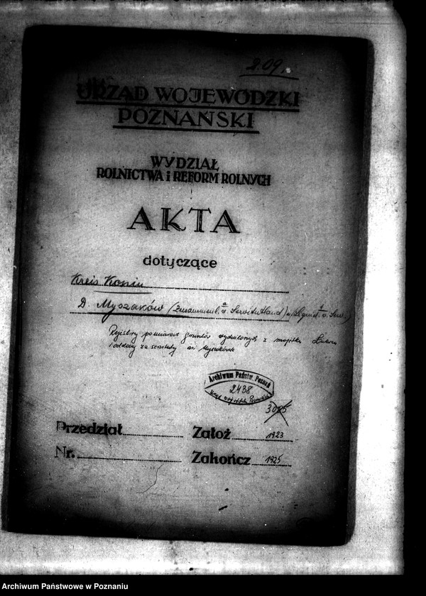 Obraz 4 z jednostki "Rejestry pomiarowe gruntów wydzielonych z majątku Łukom i oddanych w zamian za serwituty na własność wsi Myszakówek powiatu konińskiego"