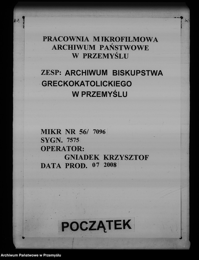 image.from.unit.number "[Kopie ksiąg metrykalnych parafii Radymno z filią Skołoszów (dekanat Radymno)]"