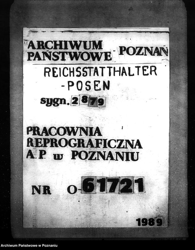 Obraz 1 z jednostki "Allgemeine Bauangelegenheiten der Polizei und Gandarmerie -, der Kriminalpolizei, Gestapo, des SD und SHD und der Technischen Nothilfe"