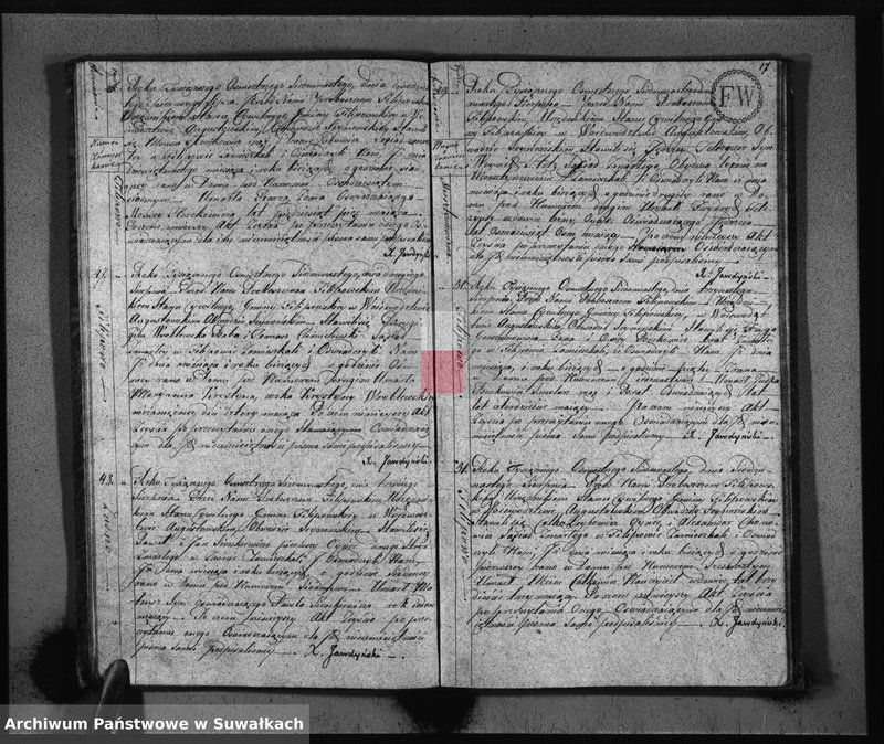 image.from.unit.number "Akta Zeszłych Gminy Filipowskiey od 1-go Stycznia 1817 R-u"