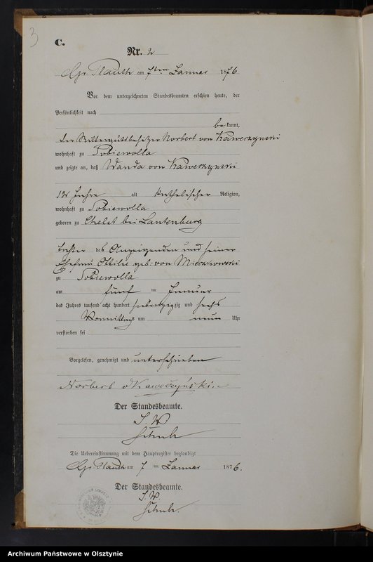image.from.unit.number "Sterbe-Neben-Register Nr 1 - 45"